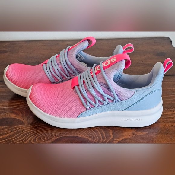 adidas Other - Adidas Slip On Big Girl's Sneakers/shoes Pink/Light Blue/Purple NWOB Size 6